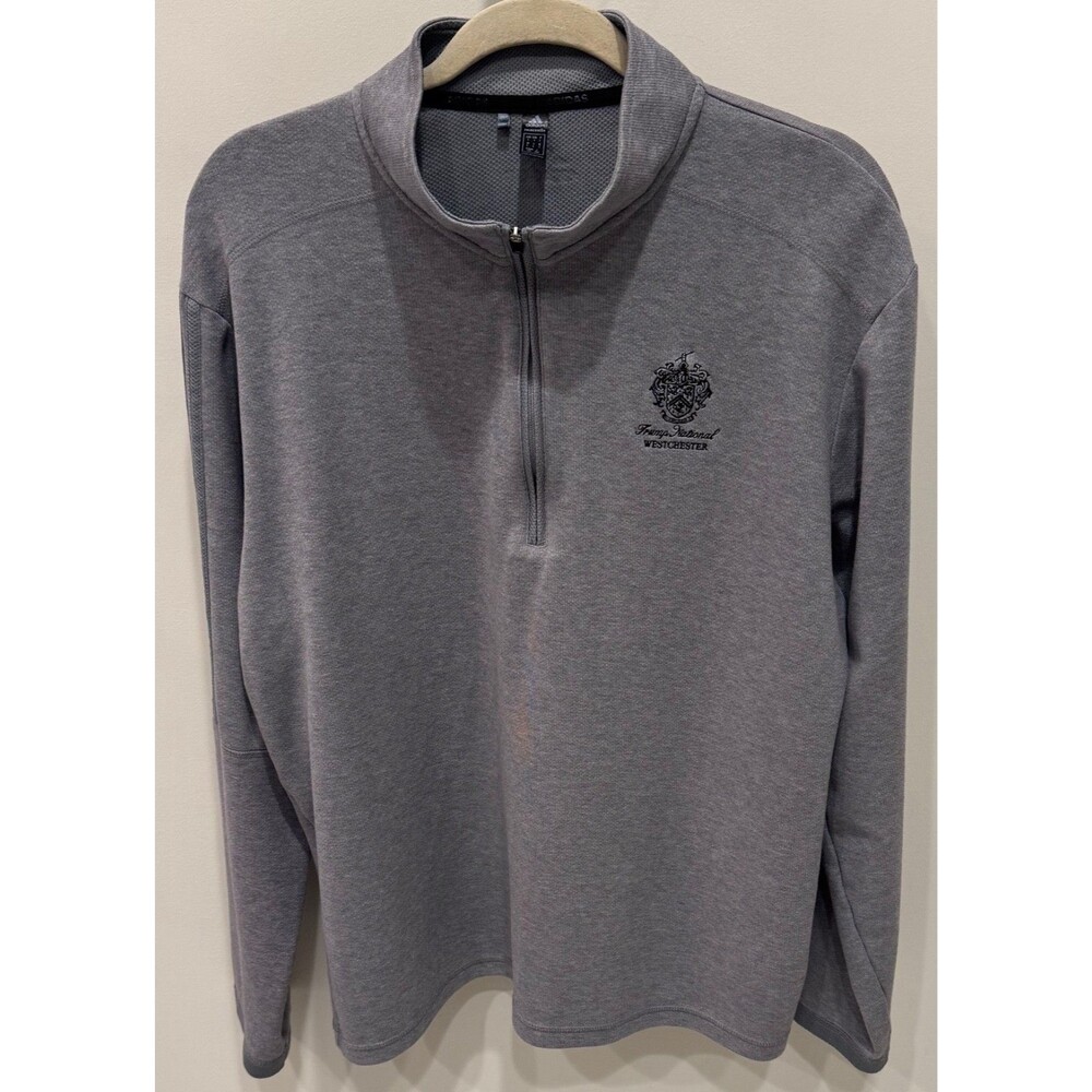 Trump National Golf Club Westchester - Adidas 1/4 Zip Pullover - Men's Large
